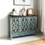 Found & Fable Northfield 3-Door Distressed Cabinet
