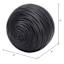 Found & Fable Black Decorative Orb, 4"