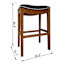 Providence Rylan Backless Barstool, Walnut
