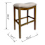 Honeybloom Waverly Barstool