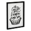 Framed Cupcake Canvas, 12x16
