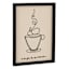 Framed Espresso Cup, 12x16