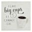 I Like Big Cups Print, 14"
