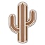 Wooden Cactus Wall Plaque, 12x18