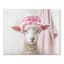 Shower Cap Sheep Canvas Wall Art, 16x20