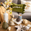 Honeybloom Emily White Ceramic Bottle Vase, 14"