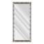 Providence Anne Antique Silver Framed Leaner Mirror, 30x64