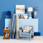 Honeybloom Braxton Accent Chair, Blue
