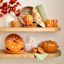 Pumpkin Shaped Ceramic Soup Tureen with Lid