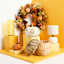 White Ceramic Mini Pumpkin Lamp, 12"