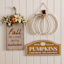 Honeybloom Wood Beads Pumpkin Wall Decor, 17"