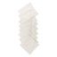 Set of 8 Ivory Cotton Napkins, 18"