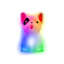 Squishy LED Dog Light, 6"