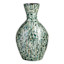Found & Fable Green Capiz Vase, 13"