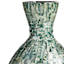 Found & Fable Green Capiz Vase, 13"