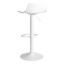 Crosby St. Talia Adjustable Barstool, White