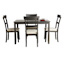 Anderson 5-Piece Wooden Dining Set, Grey