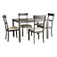 Anderson 5-Piece Wooden Dining Set, Grey