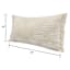 Tracey Boyd Broken Stripe Slub Throw Pillow, 14x24