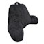 Black Sherpa Backrest, 13x20