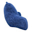 Navy Blue Sherpa Backrest, 13x20