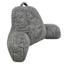 Dark Grey Sherpa Backrest, 13x20