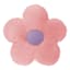 Tiny Dreamers Pink Floral Shaped Pillow, 4x14