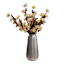 Found & Fable Half Etching Metal Vase Medium