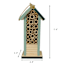 Honeybloom Wooden Insect House, 7.4"
