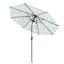 Green Marconi Banana Leaf Crank & Tilt Round Patio Umbrella, 9'
