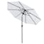 Calisto Pinstripe Crank & Tilt Round Patio Umbrella, 9'