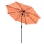 Terracotta Crank & Tilt Round Patio Umbrella, 9'