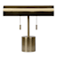 Gold Metal Pull Switch Desk Lamp 13In