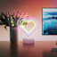 Multicolor Heart LED Stand