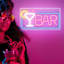 Cocktail Bar Acrylic Neon Sign, 12"