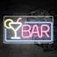 Cocktail Bar Acrylic Neon Sign, 12"