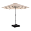 Steel Triple Vent Market Patio Umbrella, 15'