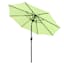 Grass Green Crank & Tilt Patio Umbrella, 9'