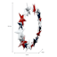 Patriotic Metal Star Wall Decor, 18"