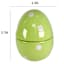 Homespun Easter Green & White Polka Dot Ceramic Egg Jar, 6"