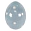 Homespun Easter Blue & White Polka Dot Ceramic Egg, 7"