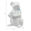 Providence White Ceramic Bunny Candle Holder, 4"
