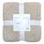 Brown Heathered Cozy Plush Throw Blanket, 50x60