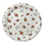 White Football 9In Plate 12Ct