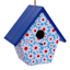 Sunny Club Floral Printed Birdhouse, 7.7"