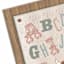 Nursery Alphabet Wooden Wall Art, 22x18