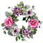 Pink Poppy & Peony Mix Wreath, 22"