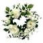 White Peony & Ranunculus Mix Wreath, 22"