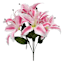 Pink Tiger Lily Bush, 19"