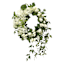 White Hydrangea & Jasmine Mix Wreath, 24"